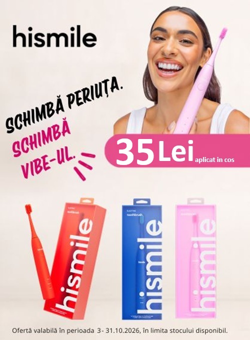 HiSmile 35 lei Voucher aplicat in cos Octombrie Exclusiv Online