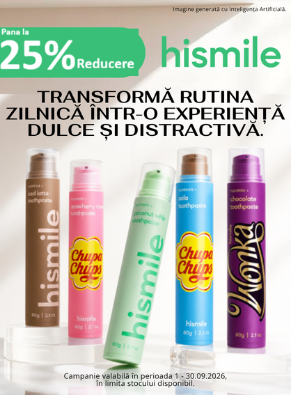 Hismile Pana la 25% Reducere Septembrie