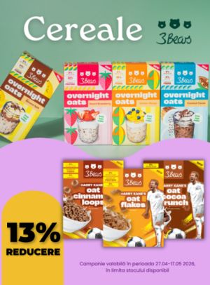 3Bears 13% Reducere Aprilie-Mai