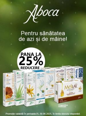 Aboca Pana La 25% Reducere Iunie