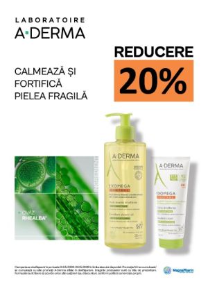 Aderma Exomega Control 20% Reducere Mai