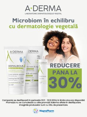 Aderma Pana la 30% Reducere Noiembrie-Decembrie