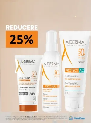 Aderma Protect 25% Reducere Mai
