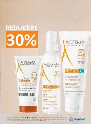 Aderma Protect 30% Reducere Iunie-August