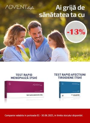 Advent Life 13% Reducere Iunie