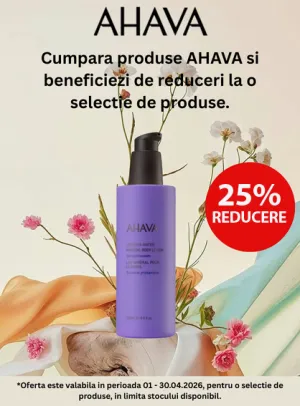 Ahava 25% Reducere Aprilie