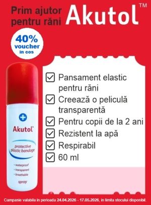 Akutol 40% Voucher in cos Aprilie-Mai