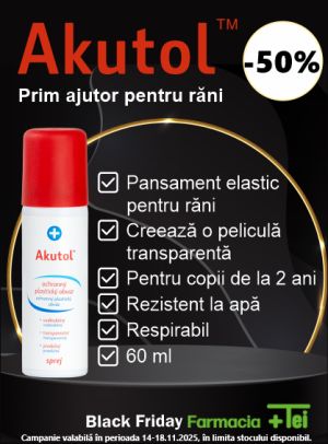 Akutol 50% Reducere Black Friday 2025