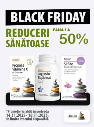 Alevia Pana la 50% Reducere Black Friday 2025