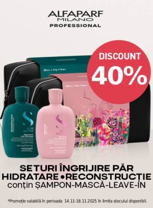 Alfaparf 40% Reducere Black Friday 2025 EXCLUSIV ONLINE