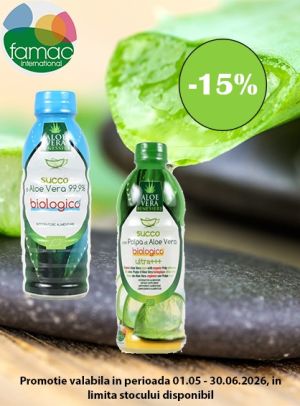 Aloe Benessere 15% Reducere Mai-Iunie