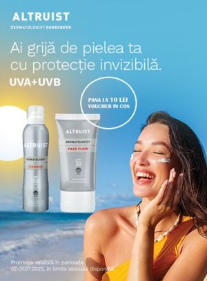 Altruist Pana La 10 LEI Voucher In Cos Iulie