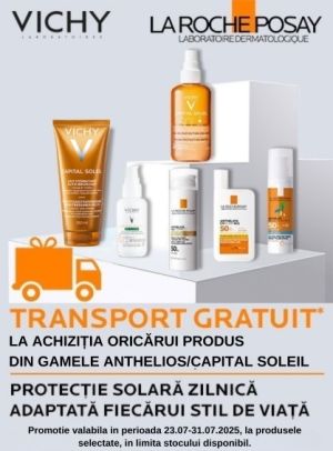 Anthelios + Capital Soleil Transport Gratuit Iulie