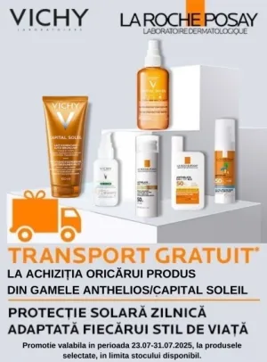 Anthelios + Capital Soleil Transport Gratuit Iulie