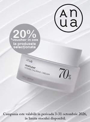 Anua 20% Voucher in cos Octombrie 