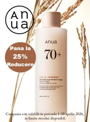 Anua Pana la 25% Reducere Aprilie