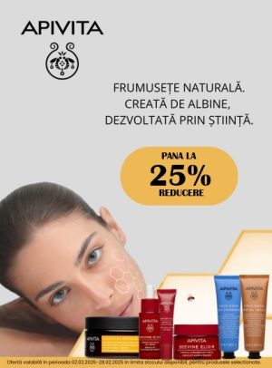 Apivita Pana La 25% Reducere Februarie