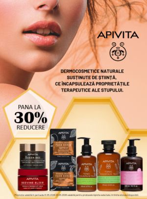 Apivita Pana La 30% Reducere Mai 