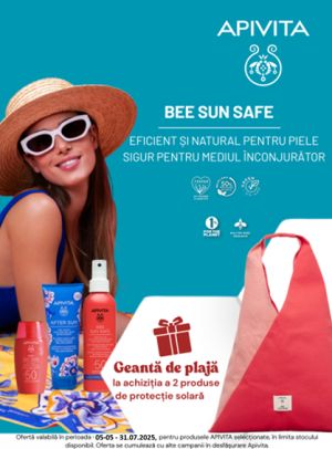 Apivita Produs Bonus Geanta Plaja - Mai-Iulie