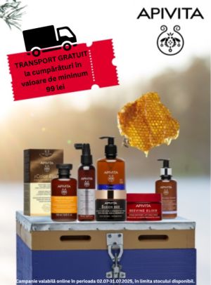 Apivita Transport Gratuit Iulie