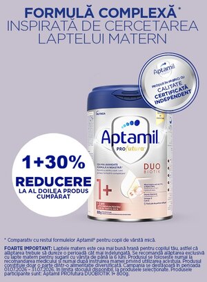  Aptamil ProFutura 1+30% Reducere la al doilea Iulie