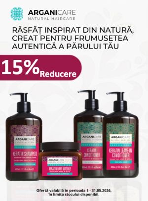 Arganicare 15% Reducere Mai