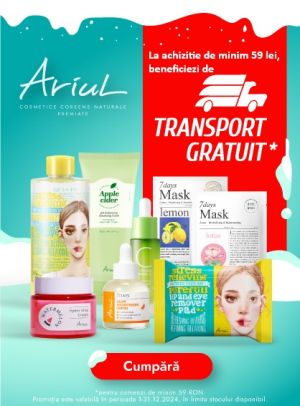 Ariul Transport Gratuit Decembrie