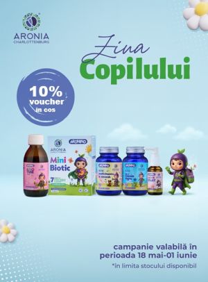 Aronia 10% Voucher in cos Ziua Copilului