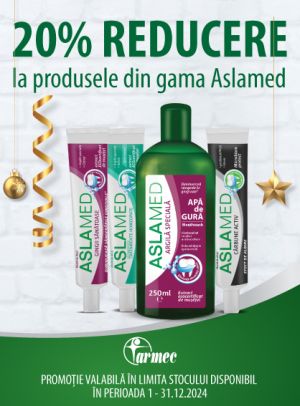 Aslamed 20% Reducere Decembrie