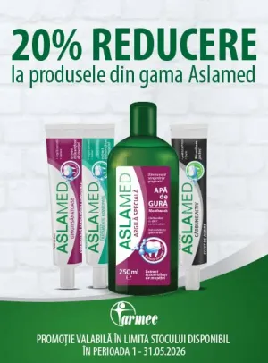 Aslamed 20% Reducere Mai