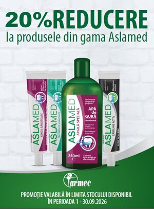 Aslamed 20% Reducere Septembrie