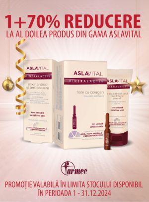 Aslavital 1+70% Reducere la al doilea Decembrie