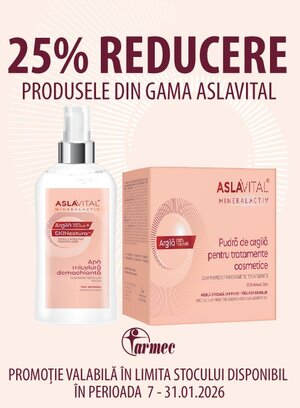 Aslavital Mineral 25% Reducere Iulie