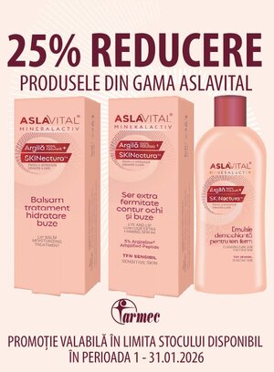 Aslavital Mineral 25% Reducere Iulie