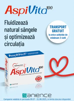 Aspivita Transport Gratuit Iulie-August