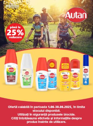 Autan Pana la 25% Reducere Iunie