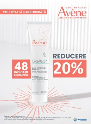 Avene Cicalfate 20% Reducere Septembrie