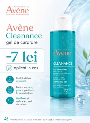 Avene Cleanance 7 lei Voucher Iunie