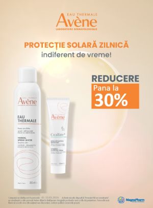 Avene Pana la 30% Reducere Importanta Protectiei Solare
