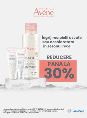 Avene Pana la 30% Reducere Noiembrie-Decembrie