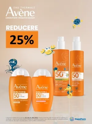 Avene Sun Care 25% Reducere Mai