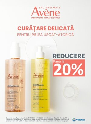 Avene Xeracalm Pana la 20% Reducere Octombrie