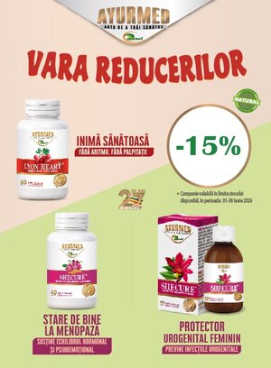 Ayurmed 15% Reducere Iunie