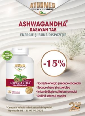 Ayurmed Ashwaganda 15% Reducere Mai