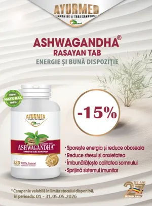 Ayurmed Ashwaganda 15% Reducere Mai