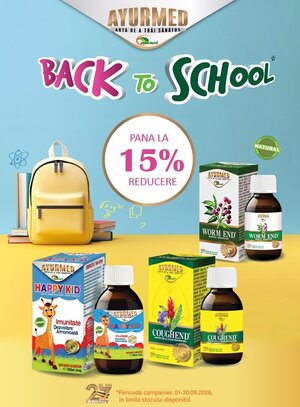 Ayurmed Pana La 15% Reducere Septembrie