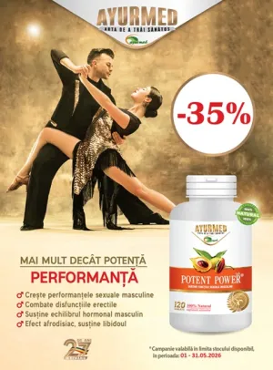 Ayurmed Potent Power 35% Reducere Mai