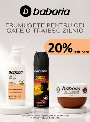Babaria 20% Reducere Iunie