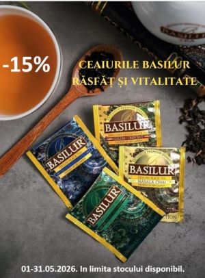 Basilur 15% Reducere Mai