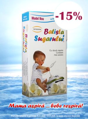 Batista Bebelusului 15% Reducere Decembrie-Ianuarie